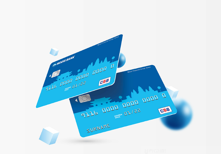 Thẻ ngân hàng Woori Bank 
