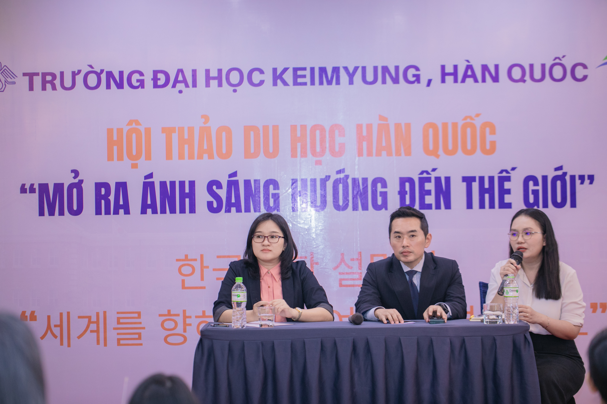 Tư vấn du học trực tiếp tại buổi hội thảo Đại học Keimyung 