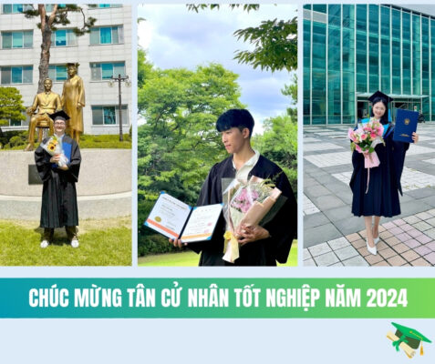 TÂN CỬ NHÂN ĐẠI HỌC HÀN QUỐC NĂM 2024